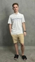 Camisa Polo Branco Com Elastano