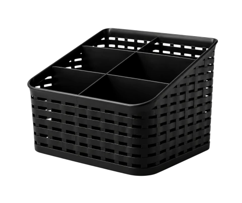 ORGANIZADOR DE ESCRITORIO NEGRO
