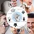 Barbeador elétrico com display digital para homens, Kit Multi Grooming, aparado