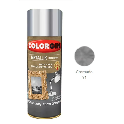 TINTA SPRAY METALLIK COLORGIN 350ML SHERWIN WILLIAMS - loja online