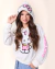 CASACO HELLO KITTY COM CAPUZ PEROLA I AM AUTHORIA - comprar online