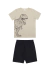 CONJUNTO DINO T-REX BEGE ALAKAZOO na internet