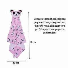 Kit Naninha Para Bebe Com Prendedor de Chupeta E Bichinhos De Pelucia+Travesseiro Anatômico Bebê na internet