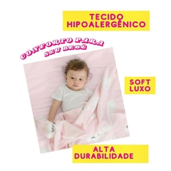 Cobertor Microfibra Bebe Estampado 1,10m X 0,85cm Papi Baby Manta Bebê Infantil na internet