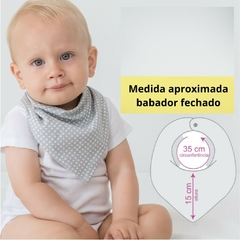 Babador Bandana Bebe Malha 100% Algodão Papi Kit com 2 unidades - loja online