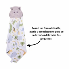 Kit Naninha Para Bebe Com Prendedor de Chupeta E Bichinhos De Pelucia+Travesseiro Anatômico Bebê - loja online