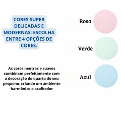 Kit Cobertor Microfibra Manta Bebe Infantil + Lençol Avulso em Malha Para Berço Americano