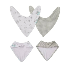 Babador Bandana Bebe Malha 100% Algodão Papi Kit com 2 unidades