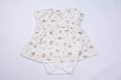 VESTIDO COM BODY INTEGRADO FAZENDINHA BABY