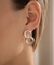 Arete nudo plateado