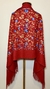 Pashmina Bromélia - Vermelho 1 na internet
