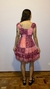 Vestido de seda curto Pandora - Rosa - comprar online