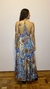 Vestido de Seda Gaia - Azul Paisley - comprar online