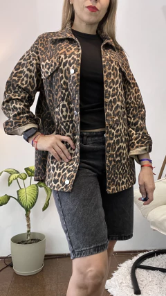 Imagen de CAMISACO DE JEANS PRINT