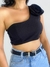Cropped Rose Preta