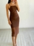 Vestido Drapeado Tule