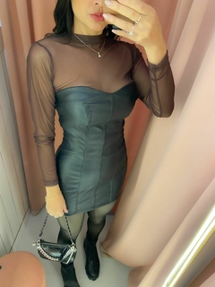 Vestido de Couro