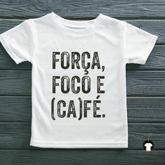 Camiseta - Força, foco e ca(fé) - comprar online