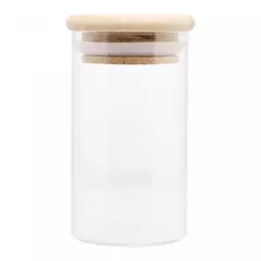 Pote Hermético de Vidro com Tampa de Bambu 1L - loja online