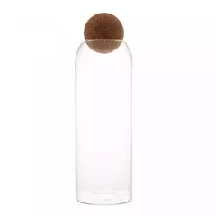 Pote de Vidro com Tampa Esfera 1,3L - Kaza 8