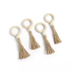 Anel de Guardanapo 4 Peças Tassel - comprar online