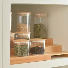 Organizador Multinível Extensível em Bambu na internet