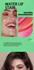 Impermeável a longo prazo hidratante Lip Gloss, copo antiaderente, líquido nã