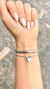 Pulseira dupla de malha