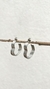 Argola fio triplo de coração - comprar online