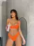 BIKINI JUSTINA NARANJA TEXTURADA