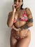 BIKINI LALI ESTAMPA FLORES ROJAS