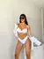 BIKINI JUSTINA BLANCA TEXTURADA