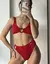 BIKINI ROXI ROJA TEXTURADA