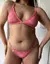 BIKINI LALI ESTAMPA FLORES ROJAS Y ROSA - RegginaComplementos