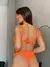 BIKINI JUSTINA NARANJA TEXTURADA - tienda online