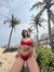 BIKINI JUSTINA ROJA TEXTURADA - comprar online