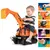 Trator Escavadeira Gigante Infantil, Mini Veículo.