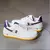 Novo Lançamento Tenis Branco/Roxo Masculino Feminino Liga Basquete Street. - loja online
