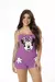 Baby Doll Short e Blusa de Alça Estampa da miney. na internet
