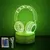 Imagem do Neon gamer 3d lâmpada led night light configuração de jogos rgb lâmpadas inf