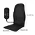 Almofada massageadora para cadeira, aquecimento elétrico, vibratória, cervical, pescoço, costas, corpo, massagem para carro, colchão lombar