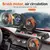 Ventilador de carro 360 ° Ventilador de ar de 3 cabeças ajustável ventilador elétrico automotivo usb/12v/24v ventilador 2 velocidades ventilador silencioso de carro para mesa de casa escritório e carro - Lux