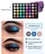 Paleta de sombras fosca brilhante, 40 cores, maquiagem de longa duração, pigmento de brilho nude, pigmentado, pó prensado, imperdível - Lux
