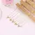 Colar com inicial do nome , ouro e prata , presentes - Lux