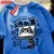 Camisa estilo larga com estampa de gato na internet