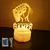 Neon gamer 3d lâmpada led night light configuração de jogos rgb lâmpadas inf na internet