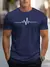 100% algodão masculino verão tamanho solto criativo gráfico impresso fino ajuste casual esportes em torno do pescoço manga curta camiseta topo - loja online