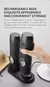 Conjunto de moedor elétrico automático de sal e pimenta, recarregável, usb, moinho de especiarias , ferramentas de cozinha - comprar online