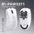 Mouse Bluetooth Attack Shark R1 1000 Hz, 18000 dpi, PAW3311, conexão tripla, mo - comprar online