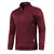Camisa de gola alta grossa masculina, pulôver monocromático, capuz masculino, meio zíper, exterior, outono, primavera - Lux